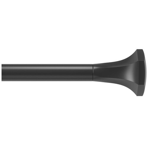 Cortinero Negro Sita 1" 180-360 Cm Umbra