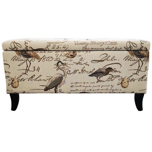 Banca de Almacenaje Frenchy Bird Vintage Home