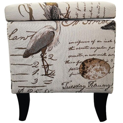 Banca de Almacenaje Frenchy Bird Vintage Home