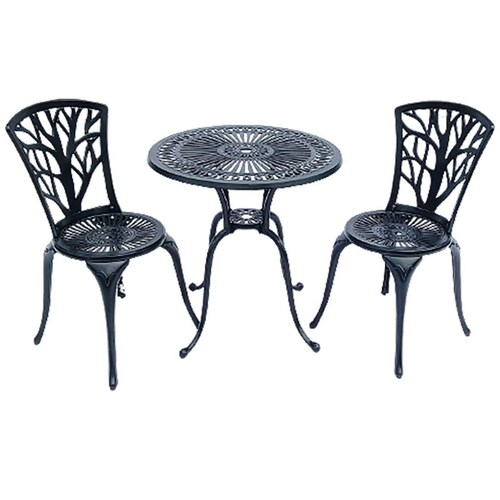 Set Dos Sillas Exterior Y Mesa Bistro Vincent Vintage Home