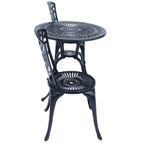 Set Dos Sillas Exterior Y Mesa Bistro Vincent Vintage Home