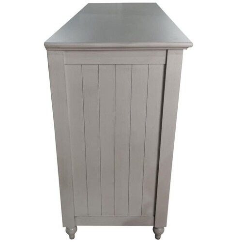 Cajonera 7 Cajones Cottage Linen Gray Vintage Home