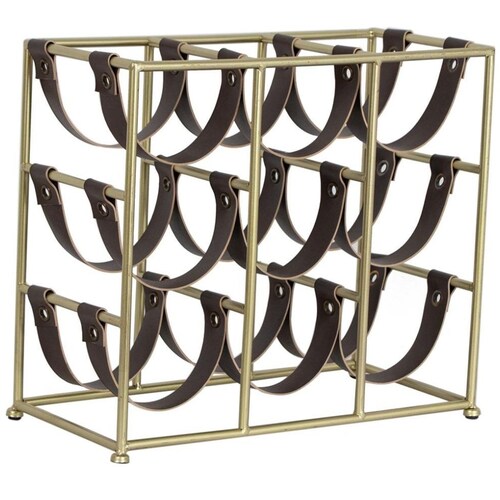 Cava Metal Alonso  Faux Leather Vintage Home