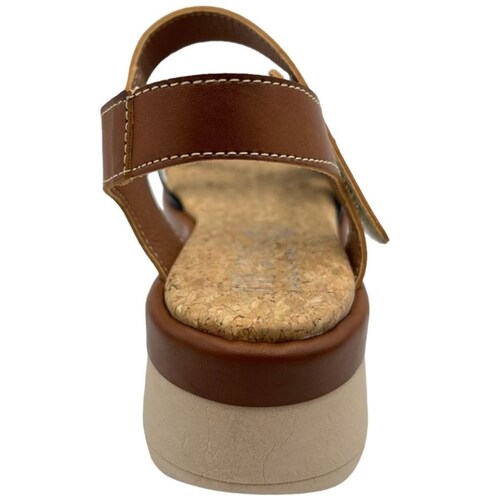 Sandalia de Plataforma con Velcro Marino Lifestyler