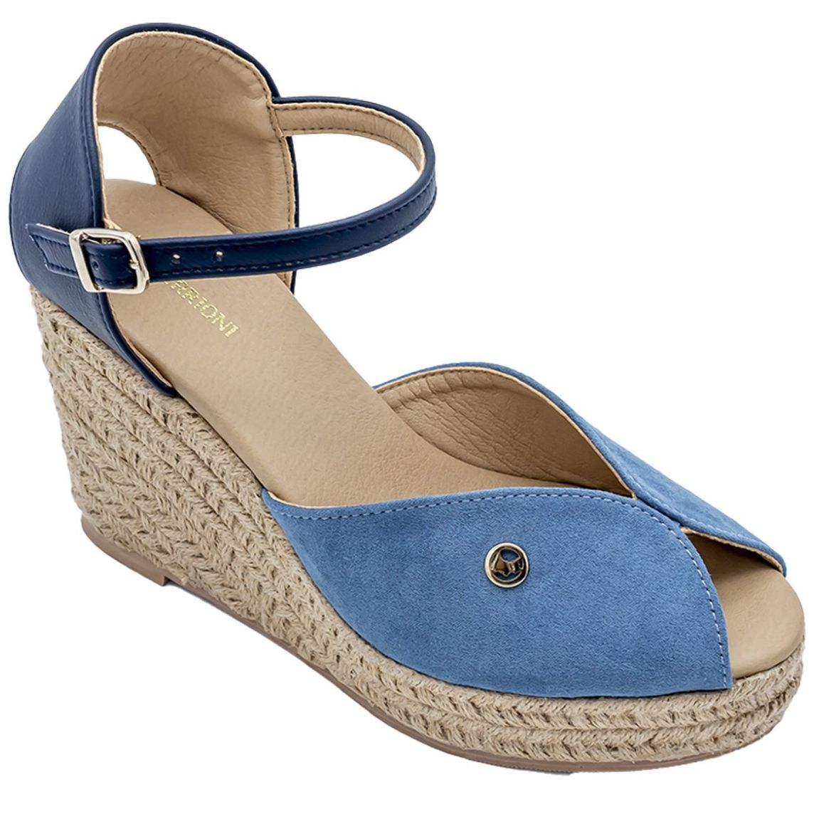 Alpargata Boca de Pez Azul Ferrioni