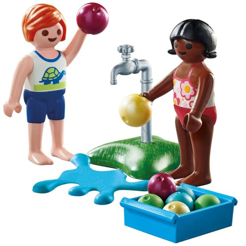 Special Plus Niños con Globos de Agua Playmobil
