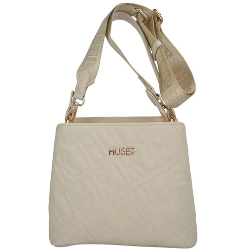 Bolsa Huser Tipo Satchel Beige