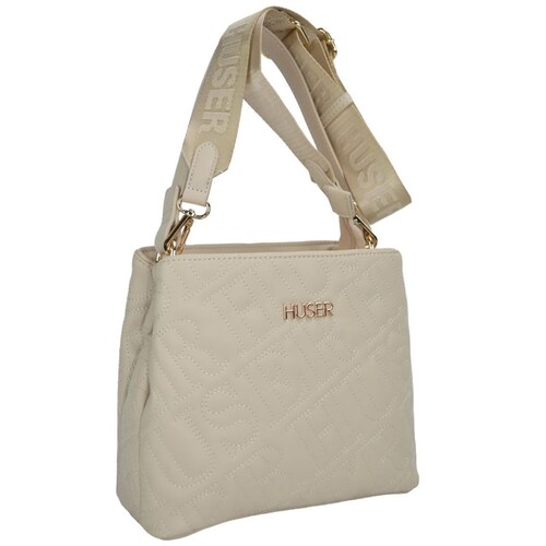 Bolsa Huser Tipo Satchel Beige