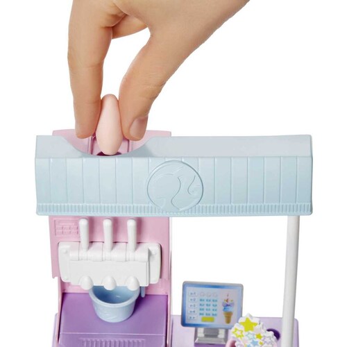 Barbie Set de Juego Heladería con Muñeca