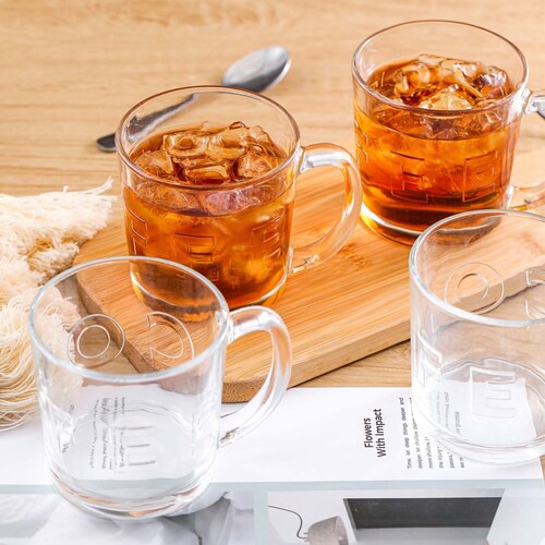 Tazas para Café Set 4Pzs Cristal Home&details