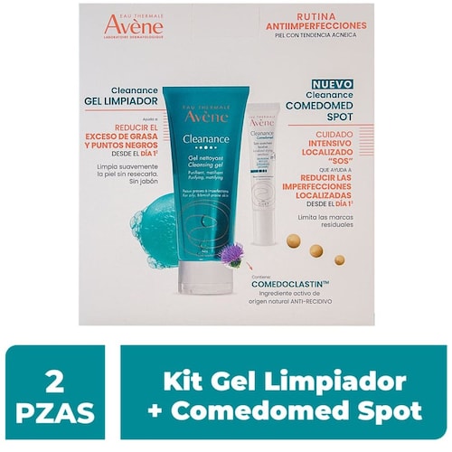 Avène Kit Acné Gel 200Ml+ Comedomed Spot 15Ml