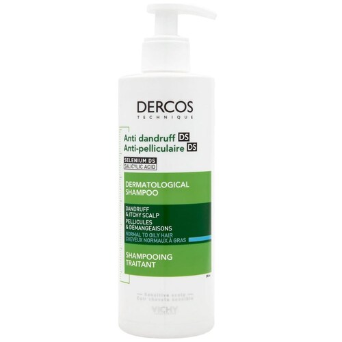 Vichy Shampoo Dercos Anticaspa para Cabello Normal a Graso 390Ml
