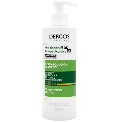 Vichy Shampoo Dercos Anticaspa para Cabello Seco 390Ml
