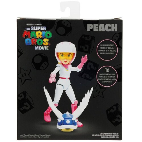 Figura Princesa Peach 5" Super Mario Bros Jakks Pacific