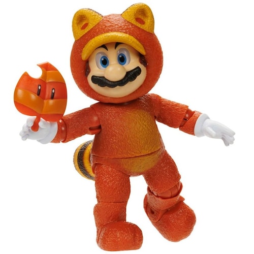 Figura Mario Tanooki 5" Super Mario Bros Movie Jakks Pacific