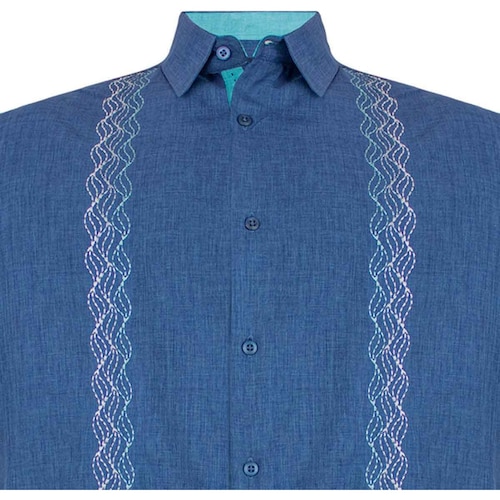 Guayabera Bordada Manga Corta G Candila para Hombre