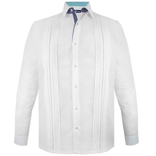Guayabera Alforzas Manga Larga G Candila