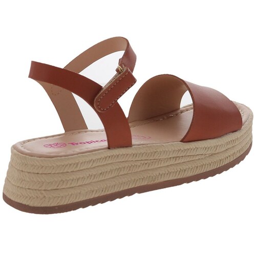 Sandalias Tropicana con Plataforma 18-23 Café