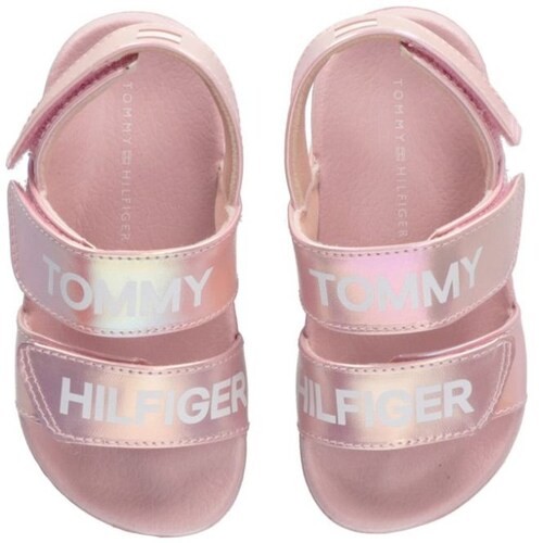 Sandalias Tommy Hilfiger con Velcro 15-22 Rosa para Niña