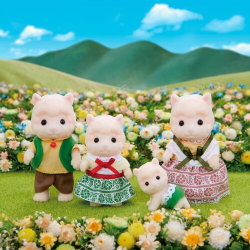 Familia Alpaca Sylvanian Families