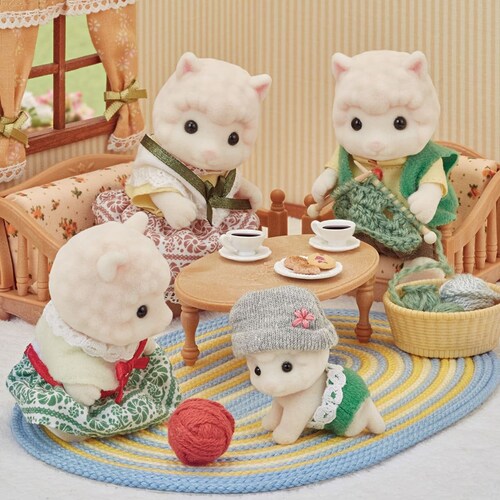 Familia Alpaca Sylvanian Families