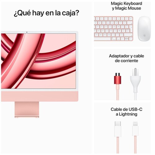 Computadora Imac 24" M3 256Ssd Rosa