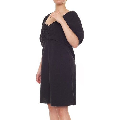 Vestido Corto Manga Globo para Dama Fukka