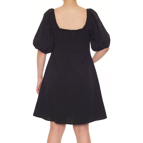 Vestido Corto Manga Globo para Dama Fukka
