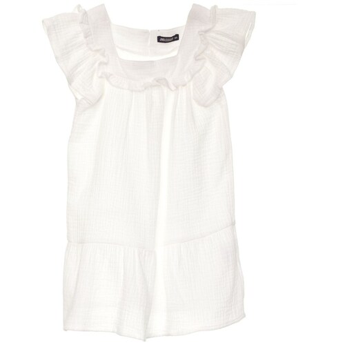 Vestido Manga Corta Bondeado para Niña Jeanious