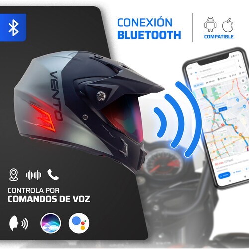 Casco Bluetooth de Botones Vento Talla L