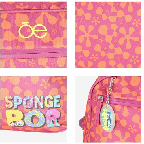 Duffle  con Ruedas Proyecto Bob Esponja I Magenta Cloe