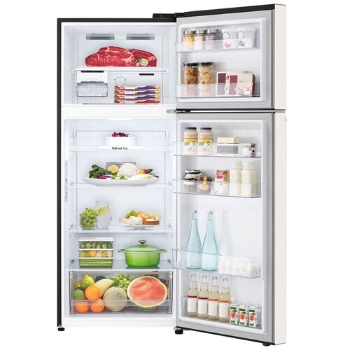 Refrigerador LG Top Mount 14 Ft Beige Tecnología Inverter  Vt40Bjb