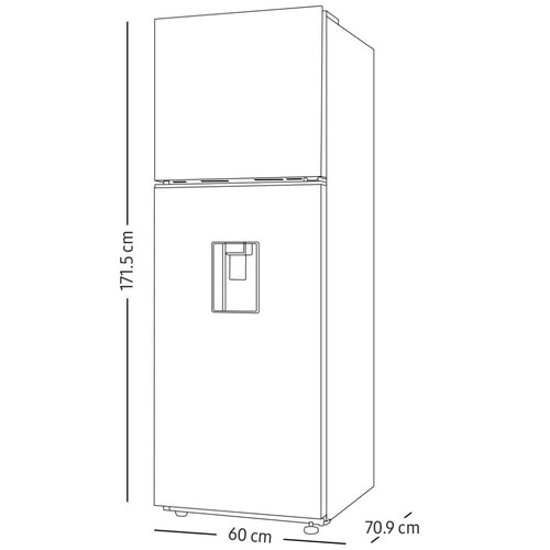 Refrigerador Samsung Tmf 12 Ft Rt35Dg5724S9Em con Wif