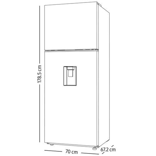 Refrigerador Samsung Tmf 15 Ft Rt42Dg6734B1Em con Wifi