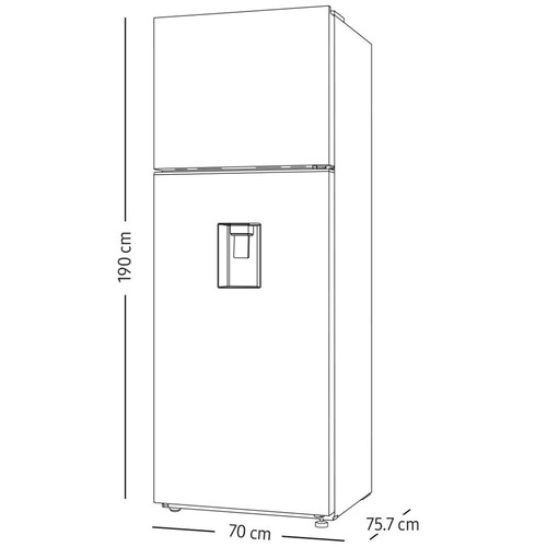 Refrigerador Samsung Tmf 19 Ft Rt53Dg6758S9Em con Wifi