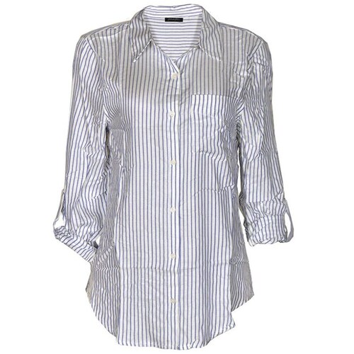 Blusa con Estampado a Rayas y Elevación en Mangas para Mujer Philosophy Jr