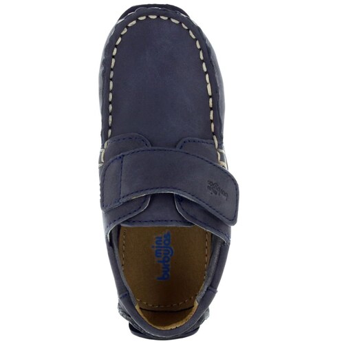 Mocasines Mini Burbujas con Velcro 13-17 Azul