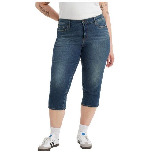Jeans Levi's 311 Shaping Skinny Capri para Mujer Curvy