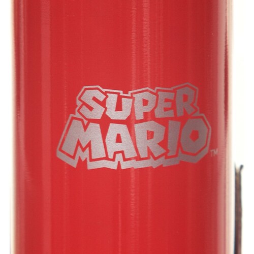 Botella Térmica Acero Inoxidable Rojo Super Mario