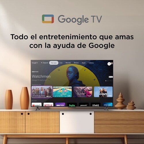 Pantalla 43" Tcl 4K Google Tv 43S454