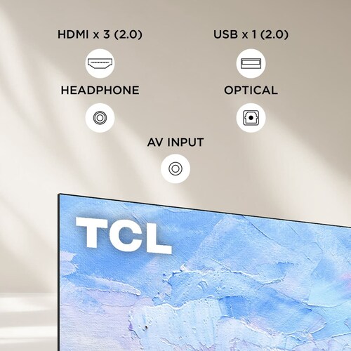 Pantalla Tcl 50" 4K Roku Tv 50S453