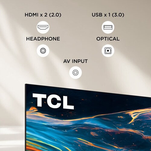Pantalla Tcl 75" Qled 4K Google Tv 75Q650G