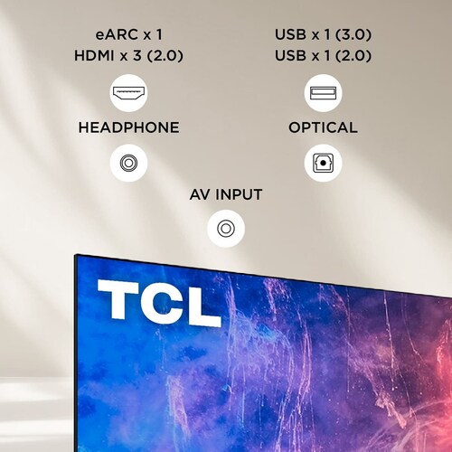 Pantalla Tcl 85" 4K Google Tv 85S450G