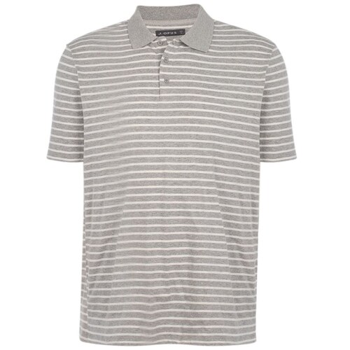 Playera Tipo Polo a Rayas J. Opus para Hombre Plus