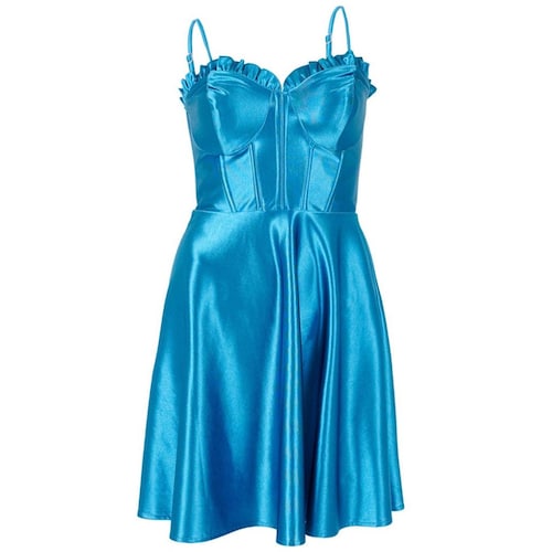 Vestido Corto de Fiesta Tipo Corset para Mujer Noshe