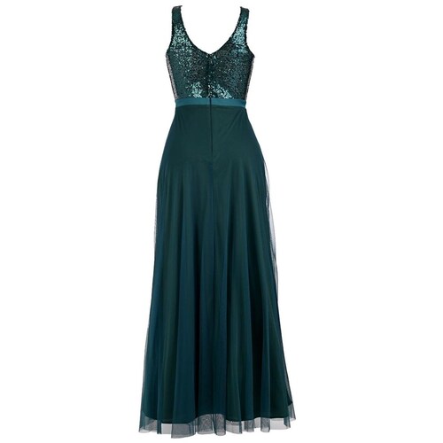 Vestido Largo Talle Lentejuela Nikki Italy para Mujer