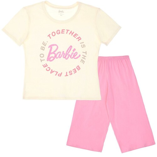 Pijama para Mujer Playera Manga Corta Y Pantalón Barbie