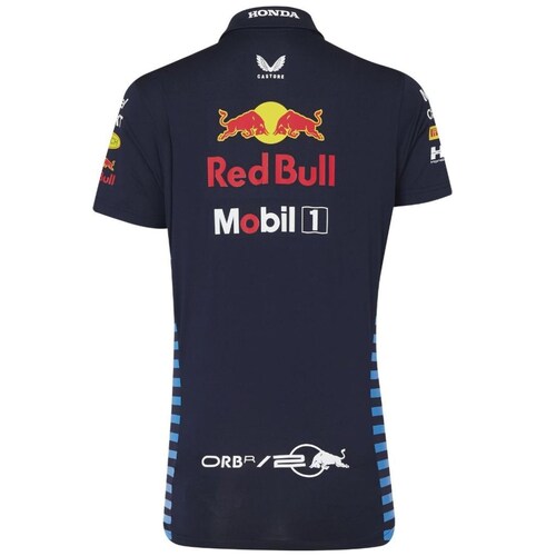 Playera Tipo Polo Redbull Replica para Mujer
