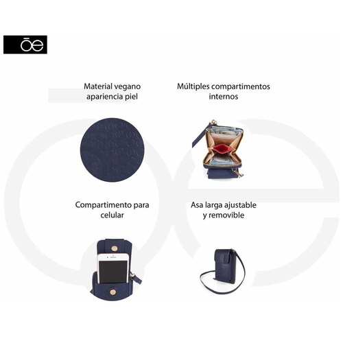 Billetera Porta Celular Cloe para Mujer