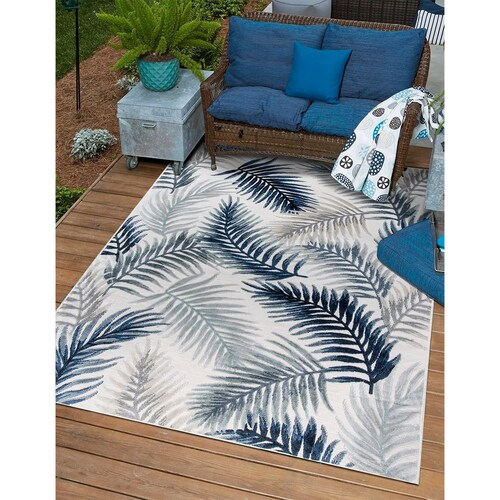  Tapete Abadi Floresta 2.90X1.92 Azul/gris